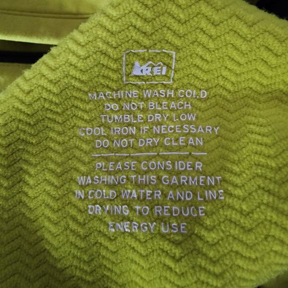 REI Yellow Long Sleeve Mock Neck Running Jacket | Women's Small - Picture 14 of 15